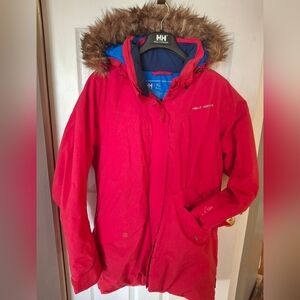 Helly Hansen Red Parka